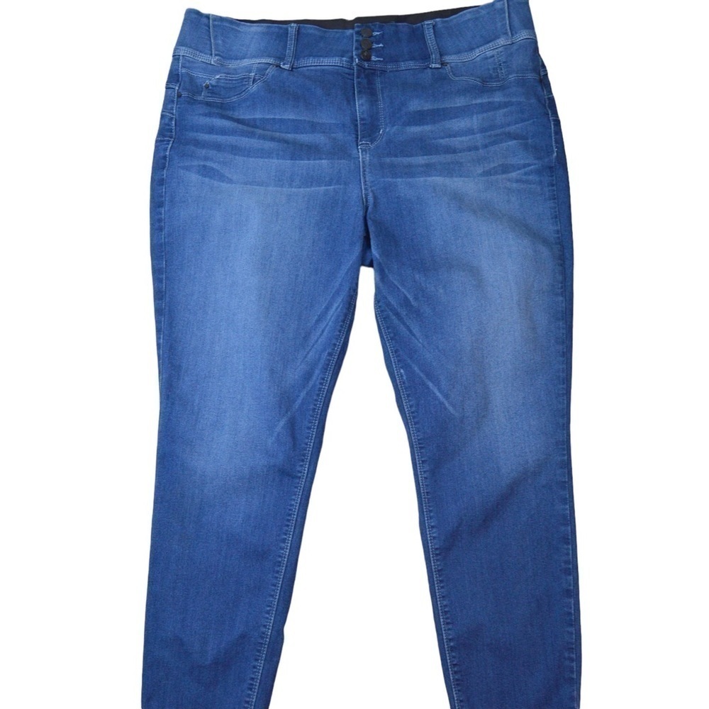 Laurie‎ Felt LA Silky Curve Skinny Jeans, Size 1X - Medium Wash